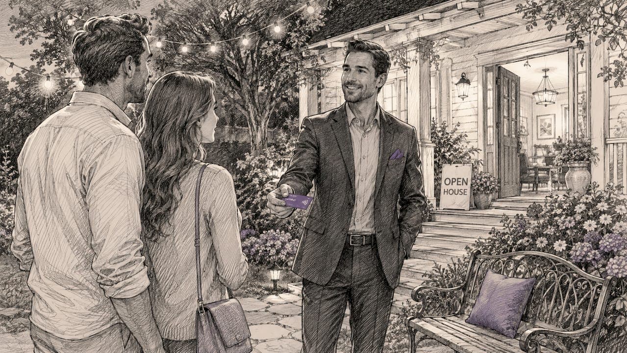 Share property listings via NFC card: 2026 guide
