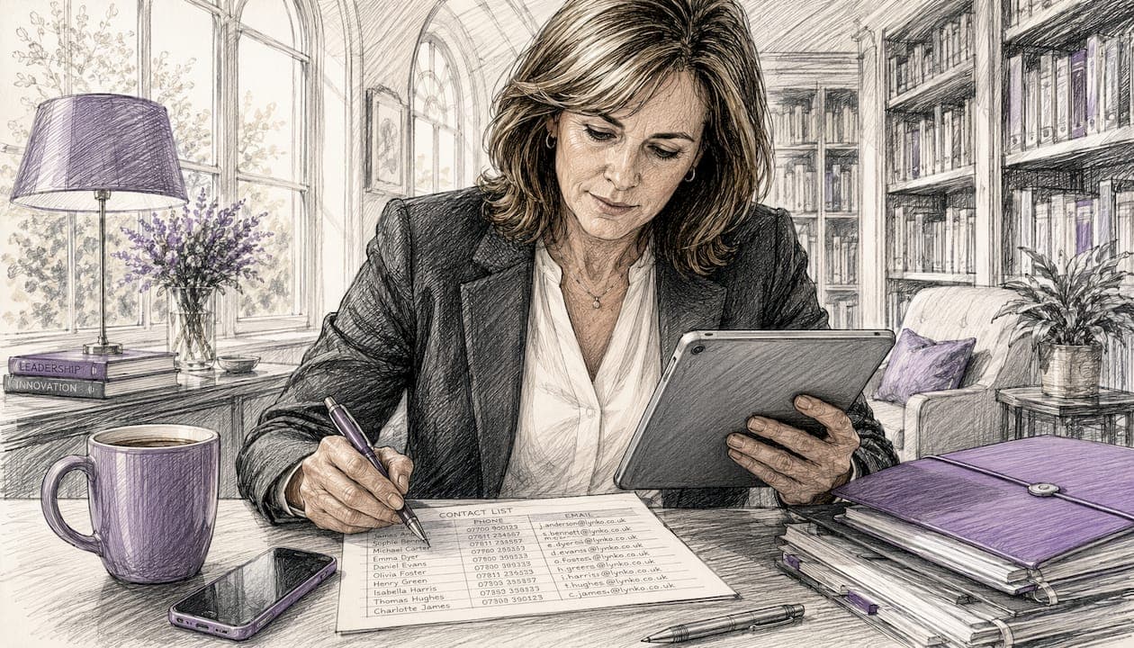 Contact sharing best practices for UK professionals
